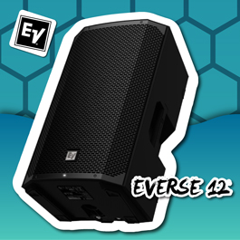 Electro-Voice EVERSE 12 New Wireless PA Speaker Ready to Ship - NAMM 2024