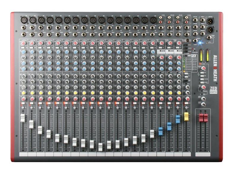 ALLEN & HEATH ZED22FX 22Channel Mixer with USB and Effects