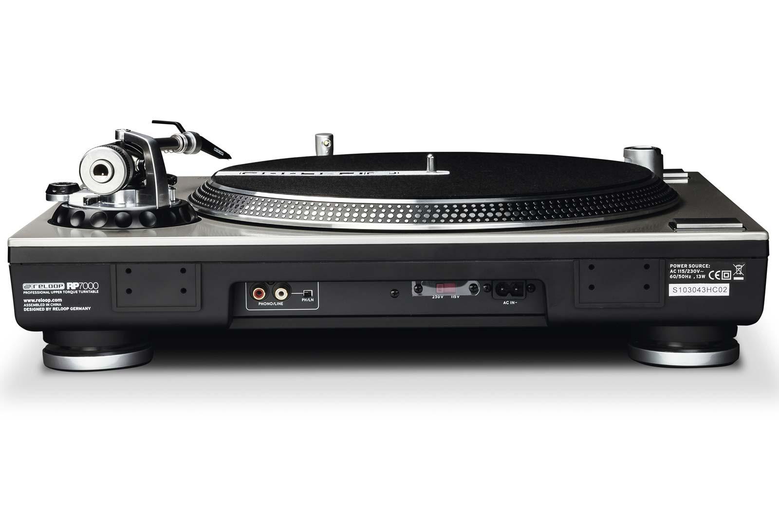 RELOOP RP-7000-SLV | Quartz Drive Turntable Upper Torque Direct Drive ...