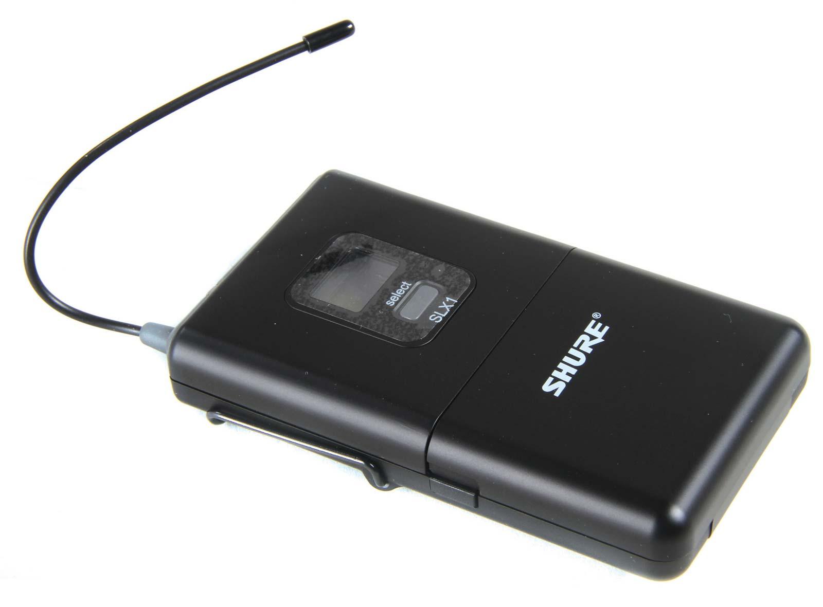 SHURE SLX1-G5 | Wireless Bodypack Transmitter 494-518 MHz | agiprodj