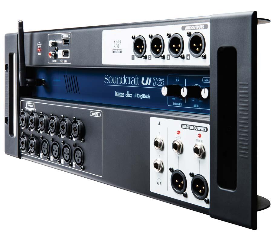 SOUNDCRAFT Ui16 16Input RemoteControlled Digital Mixer with WiFi