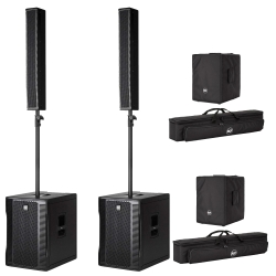 RCF EVOX 12 Bundle with Two Array Systems + Covers