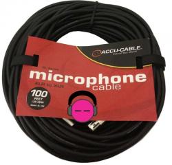 Accu-Cable XL-100 XLR Microphone Cable 100Ft
