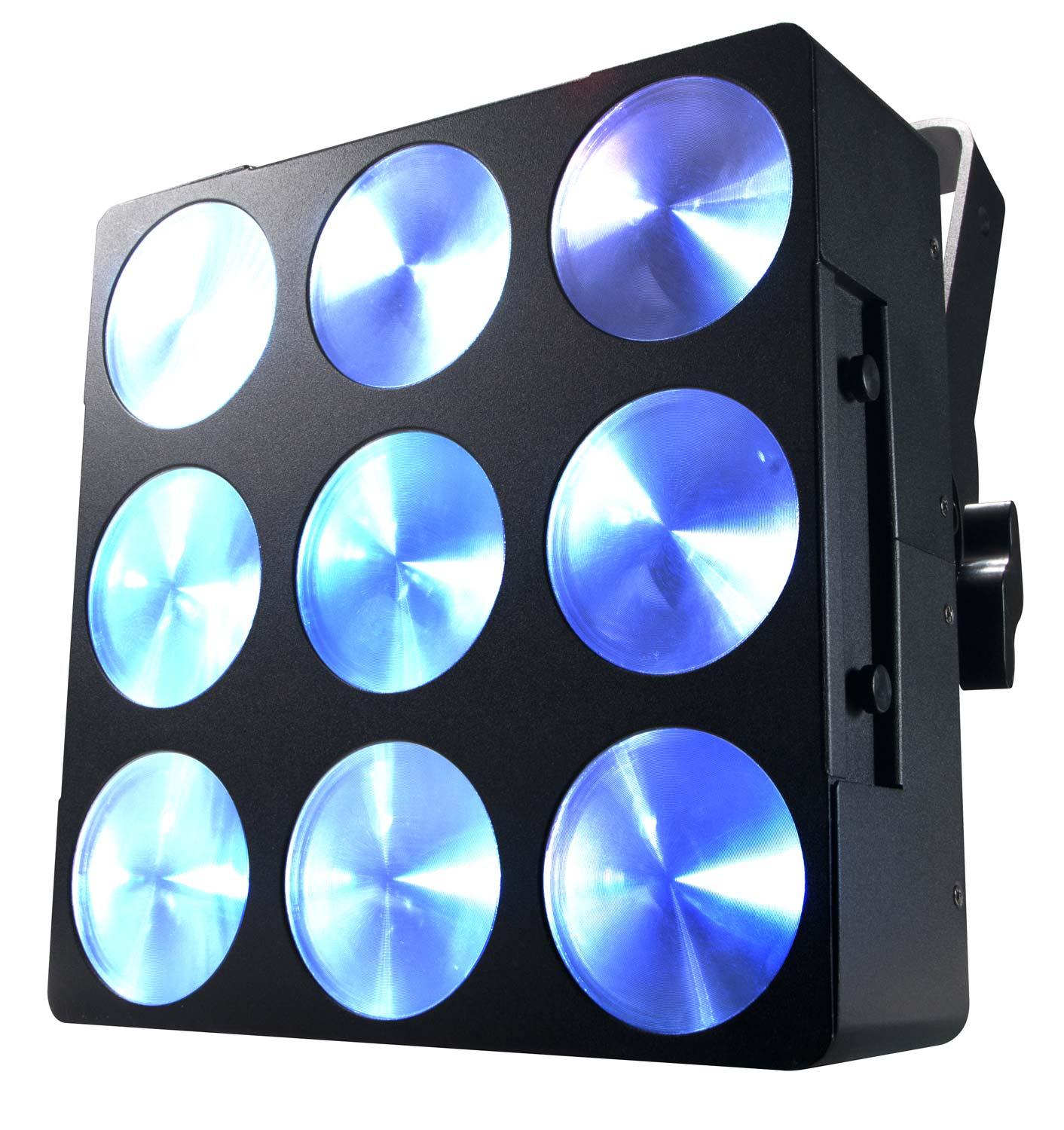 american dj dotz brick 3 3 tri cob wash blinder led light effect