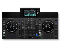 Denon DJ SC LIVE 4 4-Deck Professional Standalone DJ Controller with Streaming Access