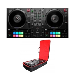 Hercules DJ Control INPULSE T7 DJ Controller with Prox XB-DJBPL Soft Case Bundle
