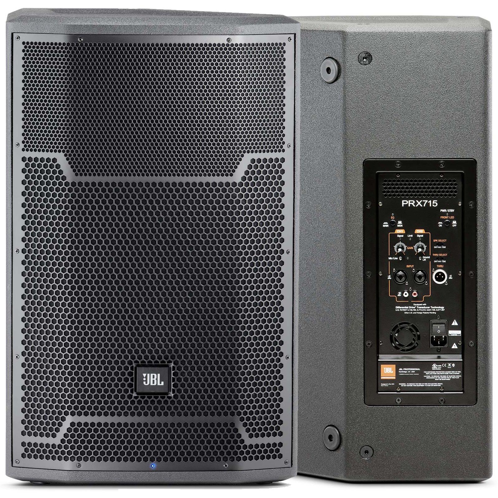 jbl inch way monitor speaker powered floor active system range watt professional agiprodj tweet 1500