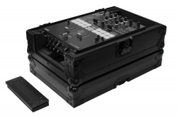 Odyssey FZ10MIXXDBL Black 10" Universal DJ Mixer Case with Extra Deep Rear Cable Compartment