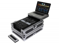 Odyssey FZGS10MX1XD Universal 10" Format DJ Mixer Case with Extra Deep Rear Cable Space