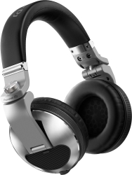 Pioneer DJ HDJ-X10-S Flagship Professional Over-Ear DJ Headphones - Silver