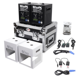 ProX X-BLITZZFXX2 - Set of Two BLITZZ FX Cold Spark Machines with Flight Case