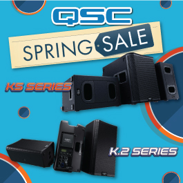QSC K2 & KS PA Speaker Series 2024 Spring Sale