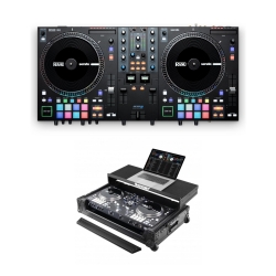 RANE ONE DJ Controller with  Odyssey 810257 Board Glide Style Case with Wheels Bundle