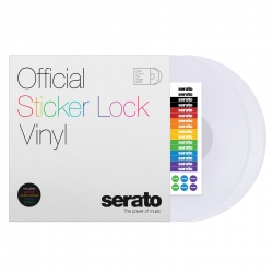 SERATO SCV-PS-SL-BM Sticker Lock Control Vinyl - PAIR