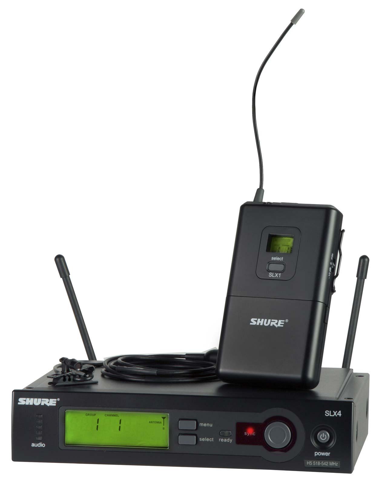 SHURE SLX14/150/CG5 MX150 Wireless Lavalier Mic System 494518