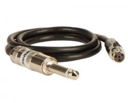 Shure WA302 Instrument Cable for Bodypack Transmitters 2'