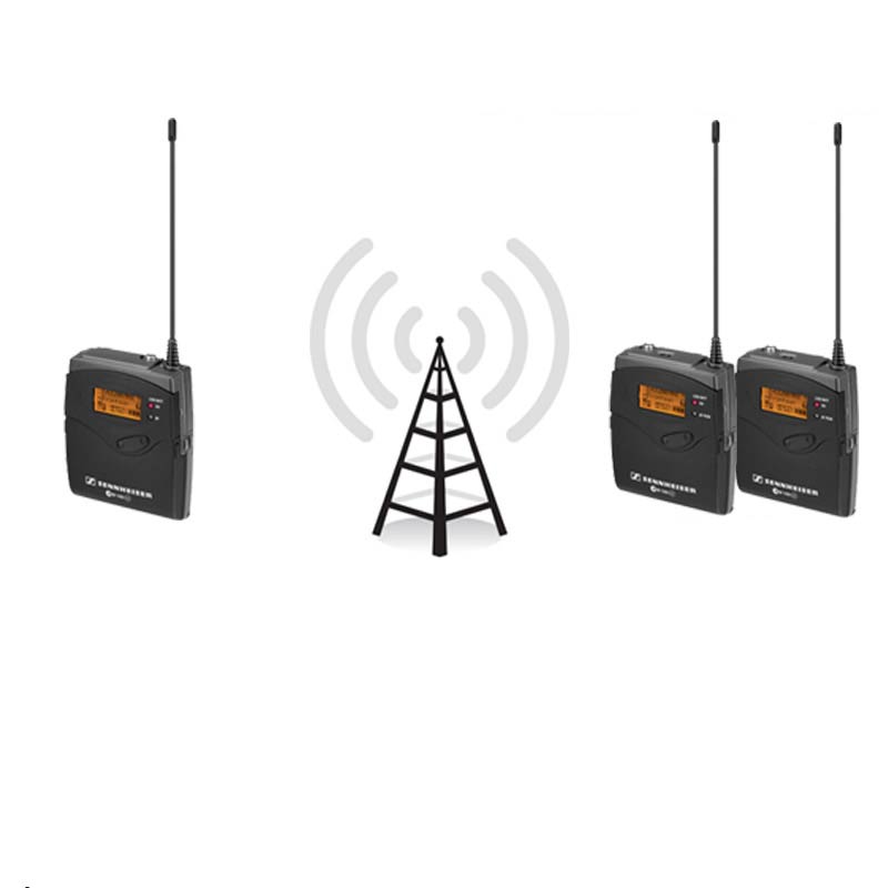 sennheiser wireless speaker system 5 1 transmitter 2 receivers