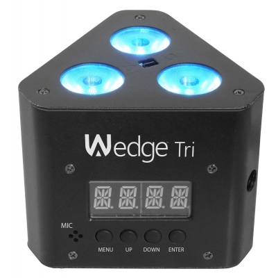 CHAUVET DJ WEDGE TRI Triangle-Shaped DMX LED Wash Light