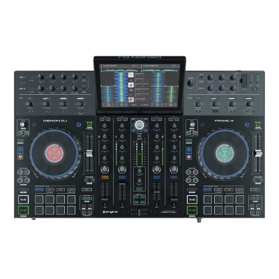 Denon DJ PRIME 4 Four-Deck Standalone DJ System with 10" Touchscreen