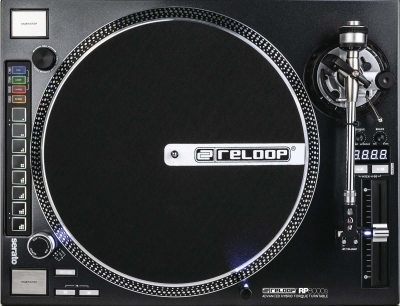 RELOOP RP-8000 STRAIGHT Advanced Hybrid High-Torque Straight-Arm Turntable with MIDI Controller