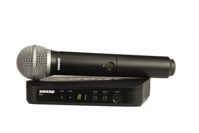 Shure BLX24/PG58-H9 Handheld Wireless Microphone System 512-542 MHz