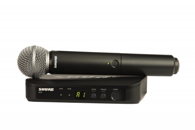 Shure BLX24/SM58-H9 Handheld Wireless Microphone System 512-542 MHz