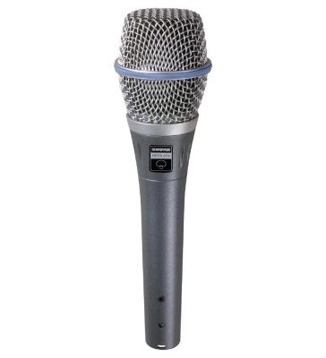 Shure BETA 87A Supercardioid Condenser Handheld Vocal Microphone