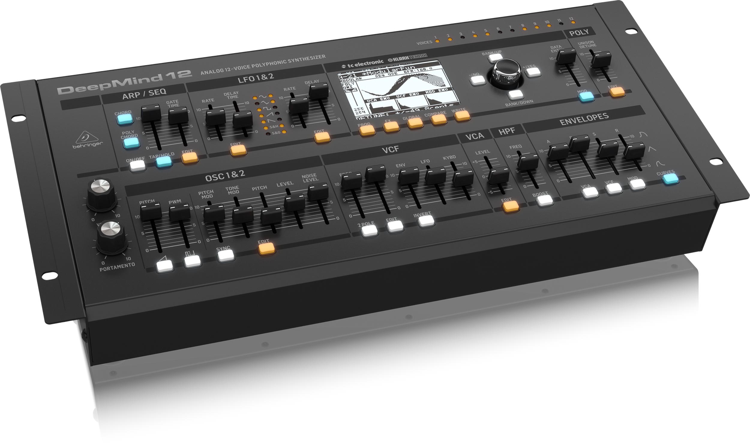 BEHRINGER DEEPMIND 12D True Analog 12Voice Polyphonic Desktop