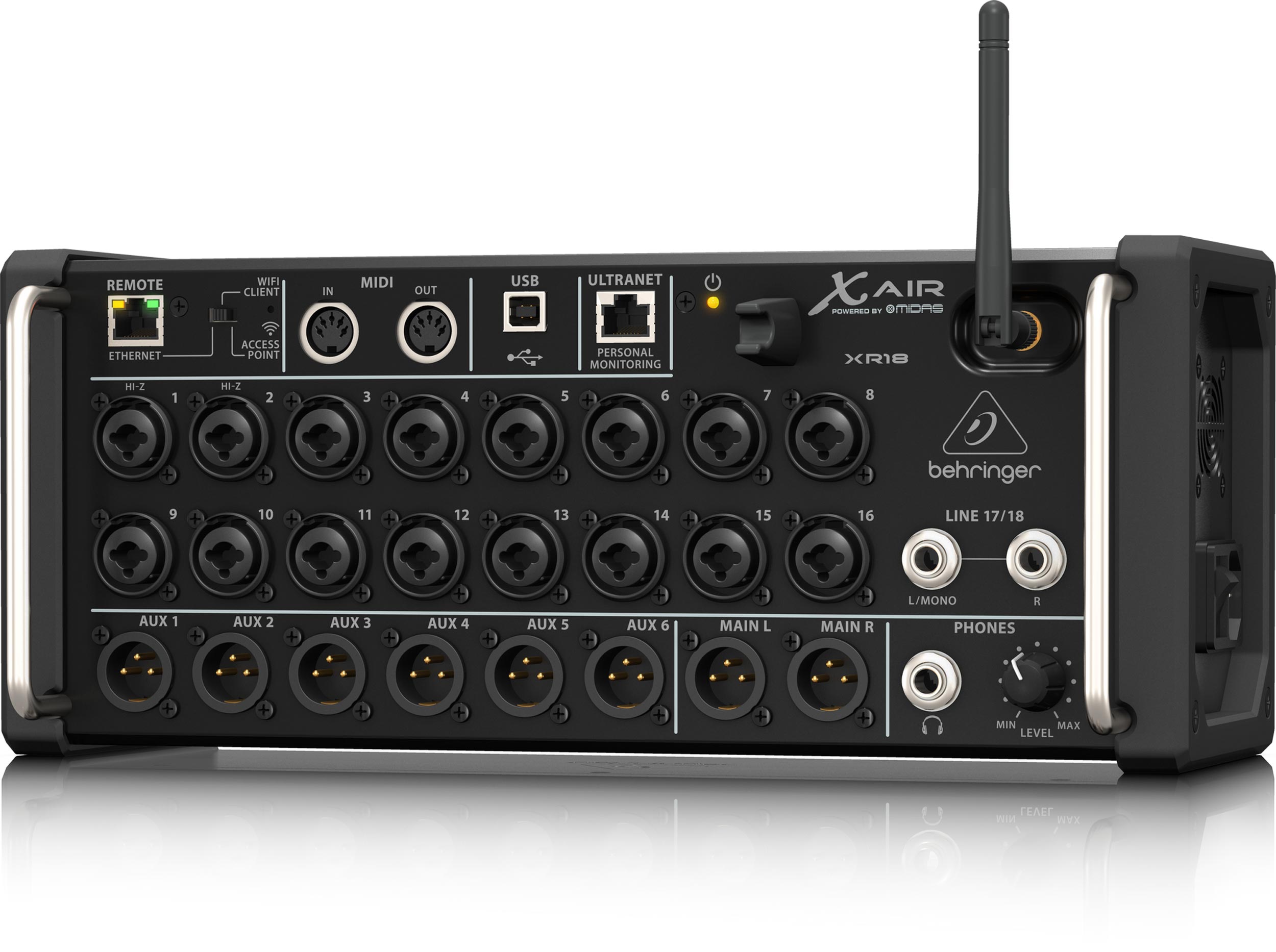 BEHRINGER X AIR XR18 18Channel 12Bus Digital Mixer for iPadAndroid Tablets agiprodj