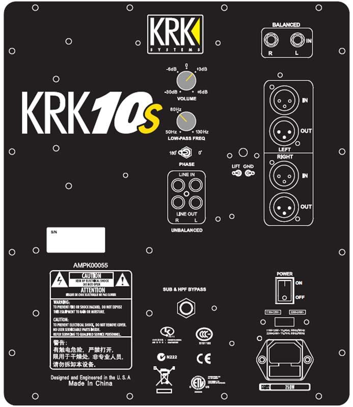 krk 10 subwoofer