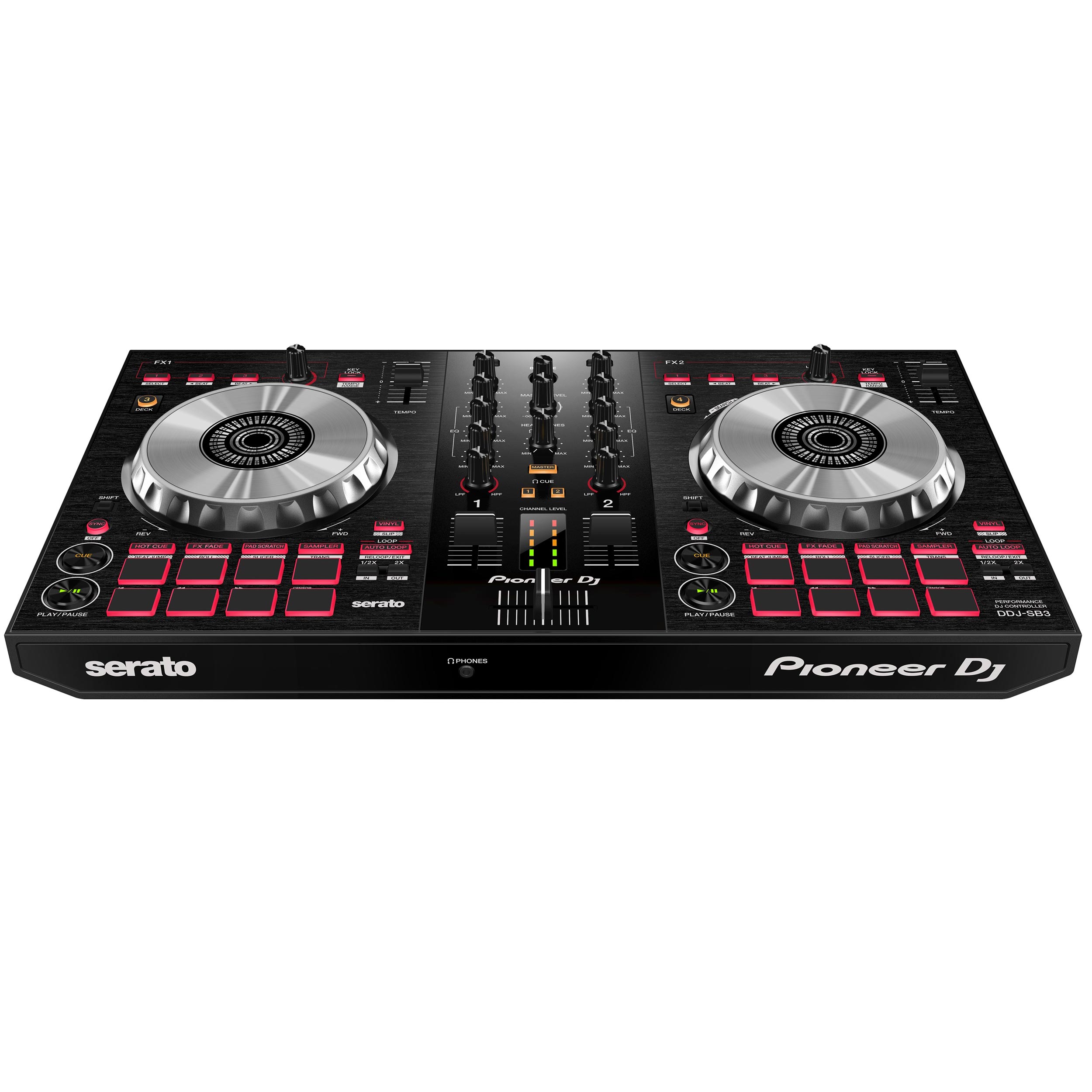 Контроллер для диджея. Pioneer DDJ-sb3. Pioneer DDJ sb2. DJ контроллер sb2 Пионер. Микшерный пульт Pioneer DDJ-sb3.