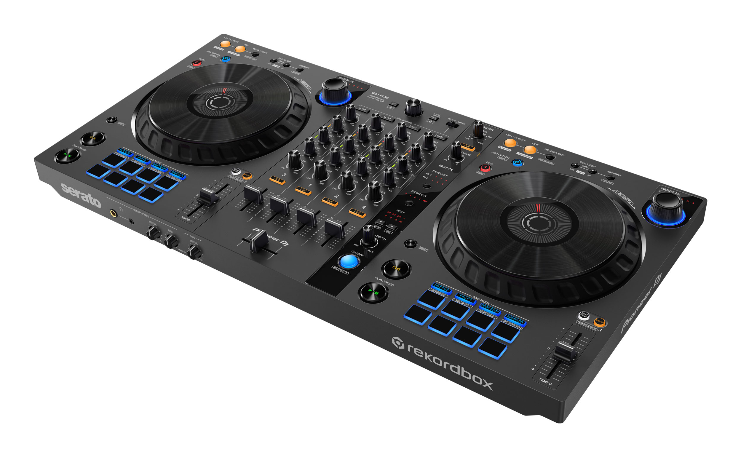 PIONEER DJ DDJ-FLX6-GT rekordbox | Serato DJ | Virtual DJ Controller