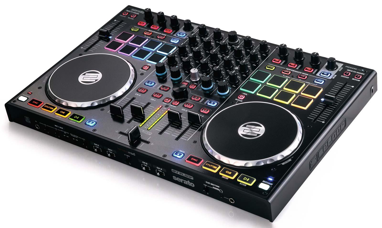 dj mixer with pads