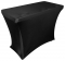 odyssey spatbl4blk 4 foot black dj table scrim 2