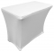 odyssey spatbl4wht 4 foot white dj table scrim 2