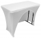 odyssey spatbl4wht 4 foot white dj table scrim 3