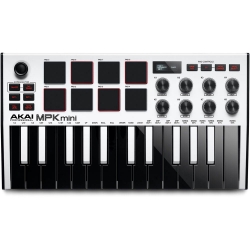 AKAI PRO MPK MINI MK3 WHITE Portable USB Keyboard