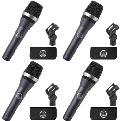AKG D5 Handheld Microphone Four Pack