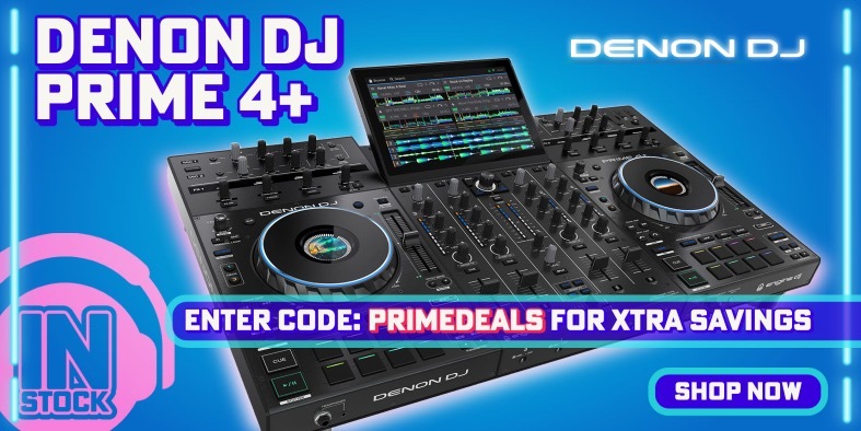 Denon DJ PRIME 4+ + DECKSAVERS Y PENDRIVE GRATIS