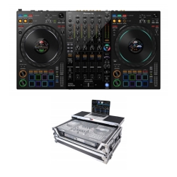 Pioneer DDJFLX10 DJ Controller with Prox XS-DDJFLX10 WLT Case Bundle