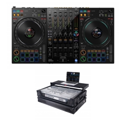 Pioneer DJ DDJFLX10 DJ Controller with ProX XS-DDJFLX10WLTBLLED Case Bundle