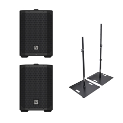 Check out details on 2 EVERSE8 + X-POLARIS BL Stands Electro-Voice page
