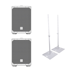 Check out details on 2 EVERSE8-W + X-POLARIS WH Stands Electro-Voice page