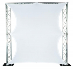 Global Truss LYCRA STRETCH SCREEN Four-Way Stretch Projection Screen 7 Feet Wide x 6 Feet High