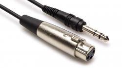 HOSA STX-102F XLR 3-Pin Female to 1/4 TRS Balanced Cable 2Ft