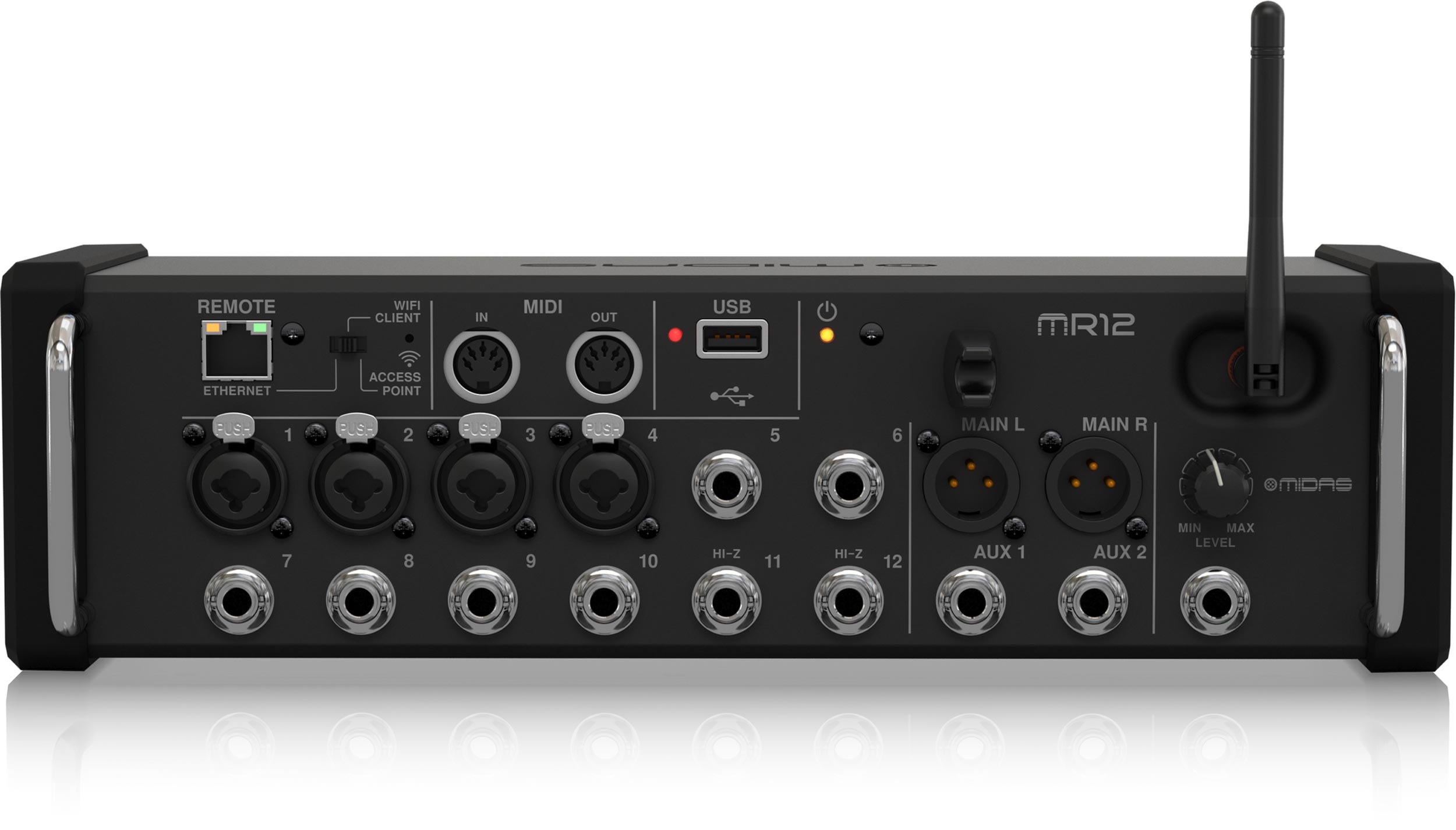 MIDAS MR12 12-Input Digital Mixer for iPad/Android Tablets | agiprodj