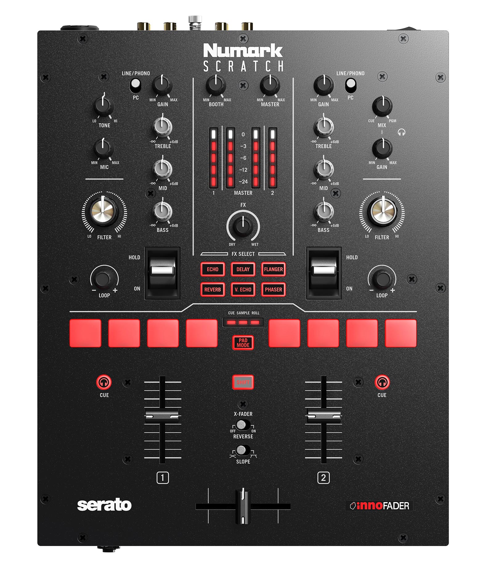 NUMARK SCRATCH Two-Channel Scratch Mixer for Serato DJ Pro | agiprodj