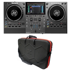 Numark Mixstream Pro Go Streaming DJ Controller with Bag Bundle
