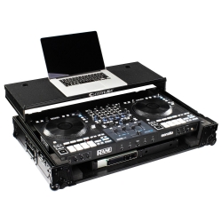 Odyssey 810349 Rane Four I-Board Flight Case with Glide Style Laptop Platform & Wheels