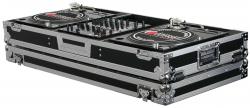 Odyssey FZBM12W Flight Zone Battle Coffin for 2 Turntables and 12" Mixer